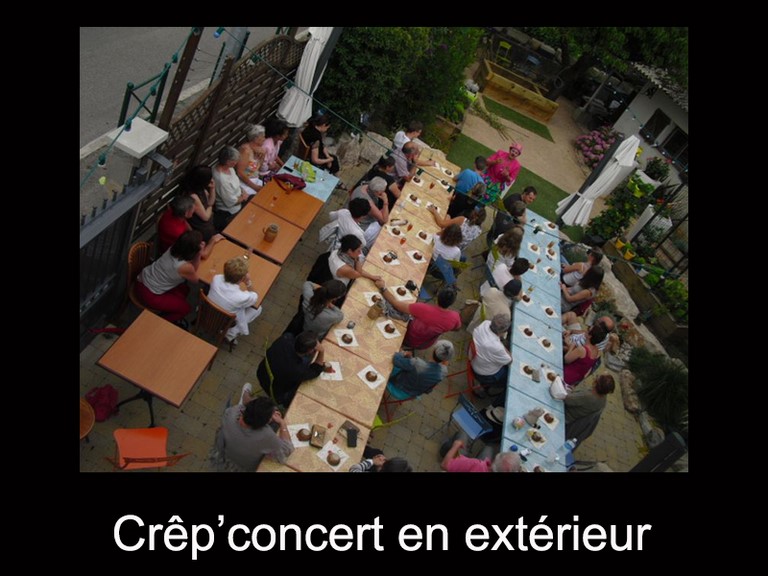 Crêp'concert Cie du Mont Royal version jardin Crep'concert