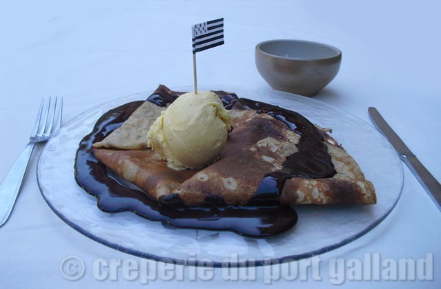 Crêpe glacée