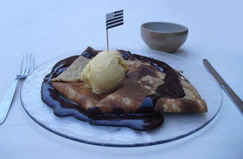 Crêpe glacée