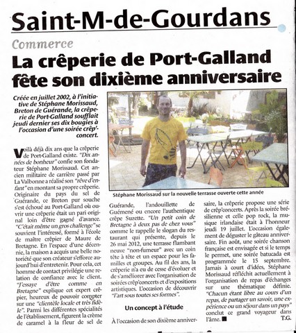 le progrès creperie du Port Galland