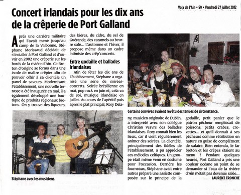 creperie du Port Galland Voix de l'Ain